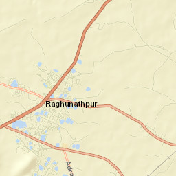 Raghunathpur Street Map