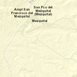 San Francisco del Mezquital Street Map