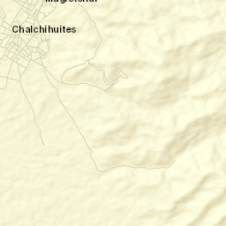 Chalchihuites Street Map