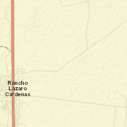 Lázaro Cárdenas (Rancho Grande) Street Map