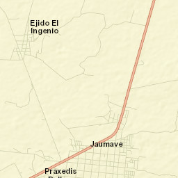 Jaumave Street Map