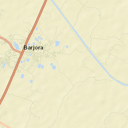 Barjora Street Map