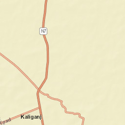 Kālīganj Street Map