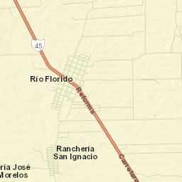 Río Florido Street Map