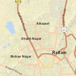 Ratlam Street Map