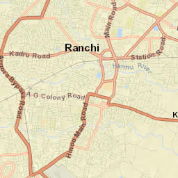 Ranchi Street Map