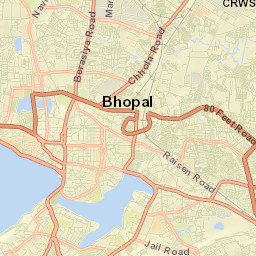 Bhopal Street Map