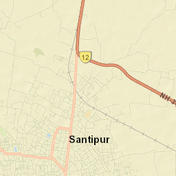 Santipur Street Map