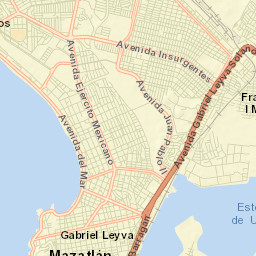 Mazatlán Street Map