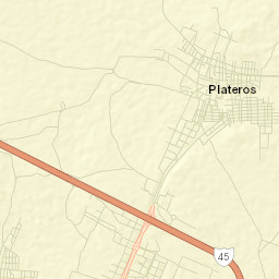 Plateros Street Map