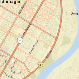 Gandhinagar Street Map
