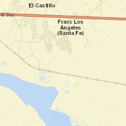 Fraccionamiento los Ángeles Street Map