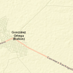 Gonzales Ortega Street Map