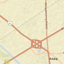 Adalaj Street Map