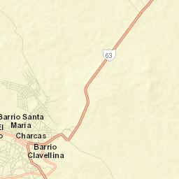 Charcas Street Map