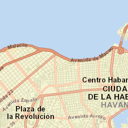 Havana Street Map