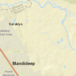 Mandideep Street Map