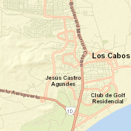 San José del Cabo Street Map