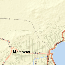 Matanzas Street Map