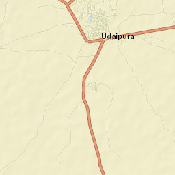 Udaipura Street Map