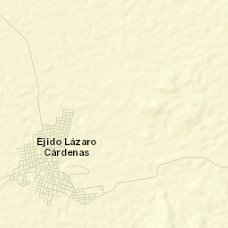 Lázaro Cárdenas Street Map