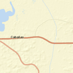 Cabañas Street Map