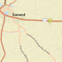 Sanand Street Map