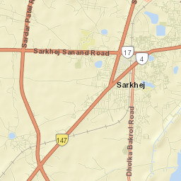 Sarkhej Street Map