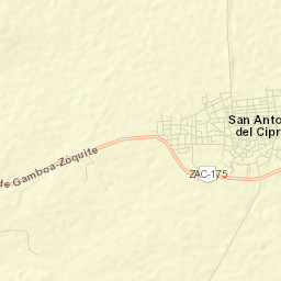 San Antonio del Cipres Street Map