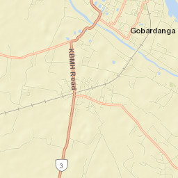 Gobardanga Street Map