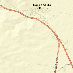 Sauceda de La Borda Street Map