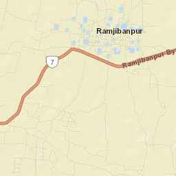 Ramjibanpur Street Map