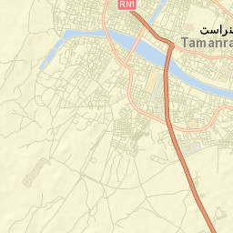 Tamanrasset Street Map