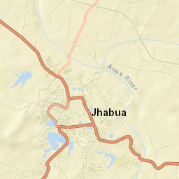 Jhabua Street Map