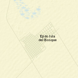 Isla del Bosque Street Map