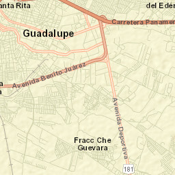 Martínez Domínguez Street Map