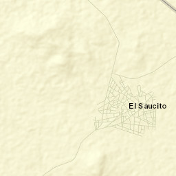 El Saucito (El Horno) Street Map