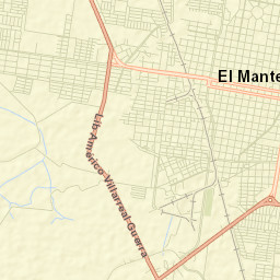 Ciudad Mante Street Map