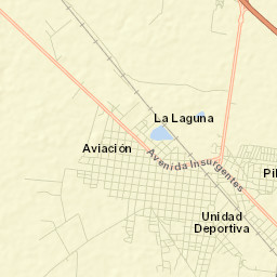 Ursulo Galván Street Map