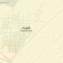 Zouerate Street Map