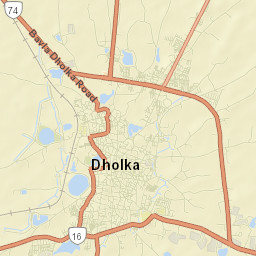 Dholka Street Map