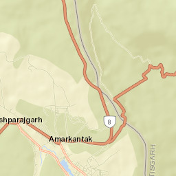 Amarkantak Street Map