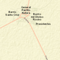 General Pánfilo Natera Street Map
