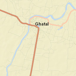 Ghatal Street Map