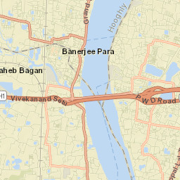 Kamarhati Street Map