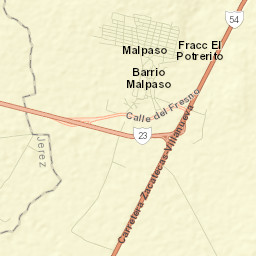 Malpaso Street Map