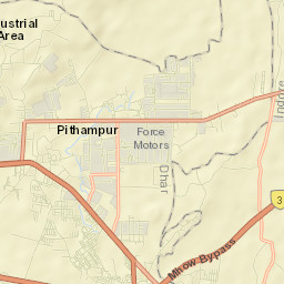 Pithampur Street Map