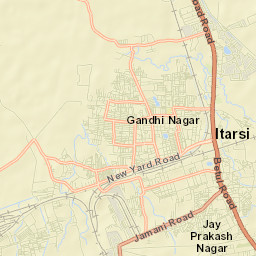 Itarsi Street Map