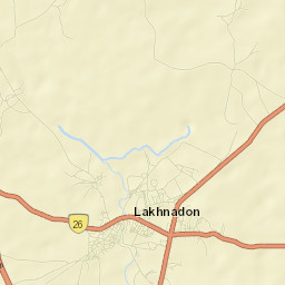 Lakhnadon Street Map