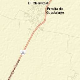 Ermita de Guadalupe Street Map